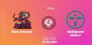 Iliad Artemis VS Shikigami Midori