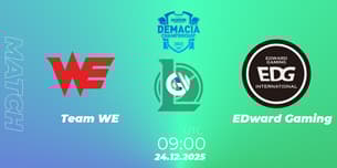 Team WE VS EDward Gaming
