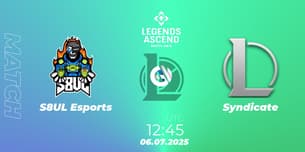 S8UL Esports VS Syndicate