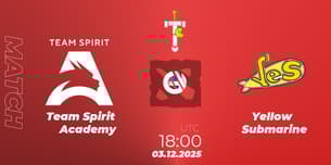 Team Spirit Academy VS Yellow Submarine