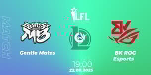 Gentle Mates VS BK ROG Esports