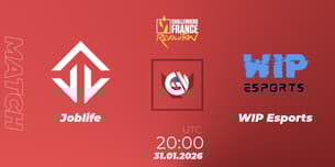 Joblife VS WIP Esports Joblife VS WIP Esports