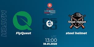 FlyQuest VS steel helmet