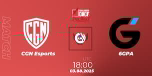 CGN Esports VS 6GPA
