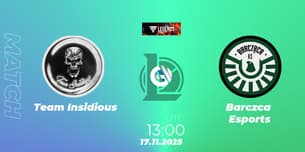 Team Insidious VS Barcząca Esports Team Insidious VS Barcząca Esports