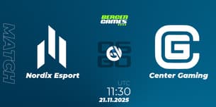 Nordix Esport VS Center Gaming