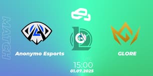 Anonymo Esports VS GLORE