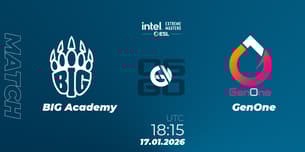 BIG Academy VS GenOne