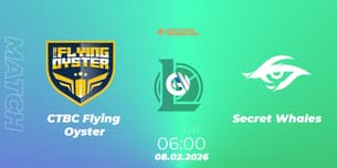 CTBC Flying Oyster VS Secret Whales