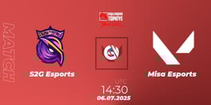 S2G Esports VS Misa Esports S2G Esports VS Misa Esports