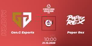 Gen.G Esports VS Paper Rex