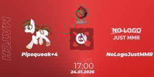Pipsqueak+4 VS NoLogoJustMMR