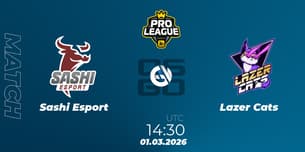Sashi Esport VS Lazer Cats