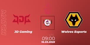 JD Gaming VS Wolves Esports