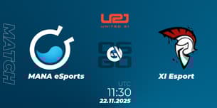 MANA eSports VS XI Esport