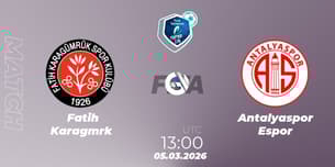 Fatih Karagümrük VS Antalyaspor Espor