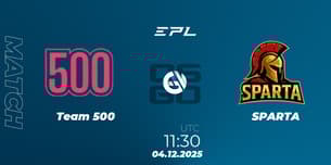 Team 500 VS SPARTA