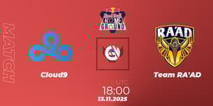 Cloud9 VS Team RA'AD