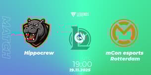 Hippocrew VS mCon esports Rotterdam