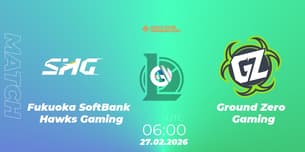 Fukuoka SoftBank Hawks Gaming VS Ground Zero Gaming