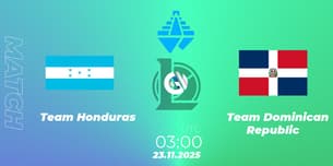 Team Honduras VS Team Dominican Republic