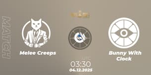 Melee Creeps VS Bunny With Clock