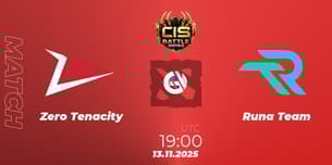 Zero Tenacity VS Runa Team