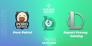 Poro Patrol VS Report Precog Gaming
