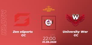 Zen eSports GC VS University War GC Zen eSports GC VS University War GC
