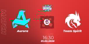 Aurora VS Team Spirit