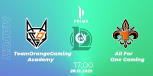 TeamOrangeGaming Academy VS All For One Gaming