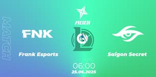 Frank Esports VS Saigon Secret