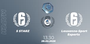 5 STARZ VS Lausanne-Sport Esports