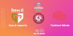 Gen.G esports VS Twisted Minds