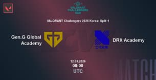 Gen.G Global Academy VS DRX Academy