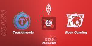 Tearlaments VS Roar Gaming Tearlaments VS Roar Gaming