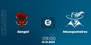 Sangal VS Mousquetaires Sangal VS Mousquetaires