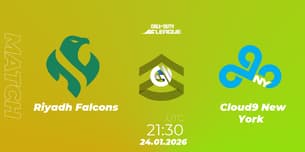Riyadh Falcons VS Cloud9 New York Riyadh Falcons VS Cloud9 New York