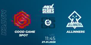 GOOD GAME SPOT VS ALLINNERS