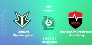 BRION Challengers VS Nongshim RedForce Academy BRION Challengers VS Nongshim RedForce Academy