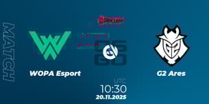 WOPA Esport VS G2 Ares