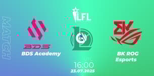 BDS Academy VS BK ROG Esports