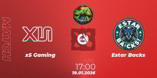 x5 Gaming VS Estar Backs