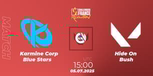 Karmine Corp Blue Stars VS Hide On Bush Karmine Corp Blue Stars VS Hide On Bush