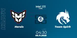 Heroic VS Team Spirit Heroic VS Team Spirit