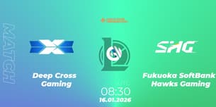 Deep Cross Gaming VS Fukuoka SoftBank Hawks Gaming