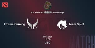 Xtreme Gaming VS Team Spirit