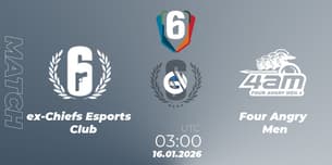 ex-Chiefs Esports Club VS Four Angry Men ex-Chiefs Esports Club VS Four Angry Men