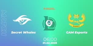 Secret Whales VS GAM Esports Secret Whales VS GAM Esports