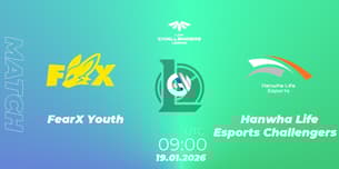 FearX Youth VS Hanwha Life Esports Challengers